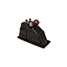 Rubbermaid Rotomolded Tilt Truck, Utility Duty, 1/2 Cubic Yard, Black 1304